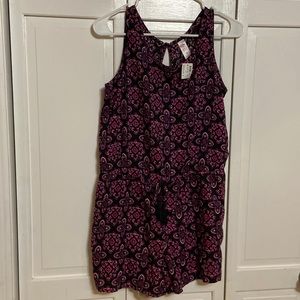 Justice girls romper. Size 16  Multi-colored